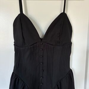 NWT House of CB Black Lova Maxi Dress SIZE S